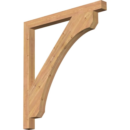 Legacy Block Smooth Bracket, Western Red Cedar, 3 1/2W X 44D X 48H